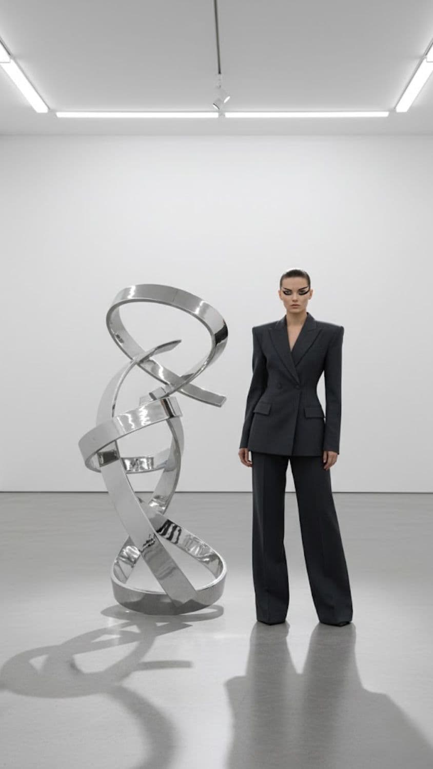 Expected visual output for Art Gallery Abstract Sculpture