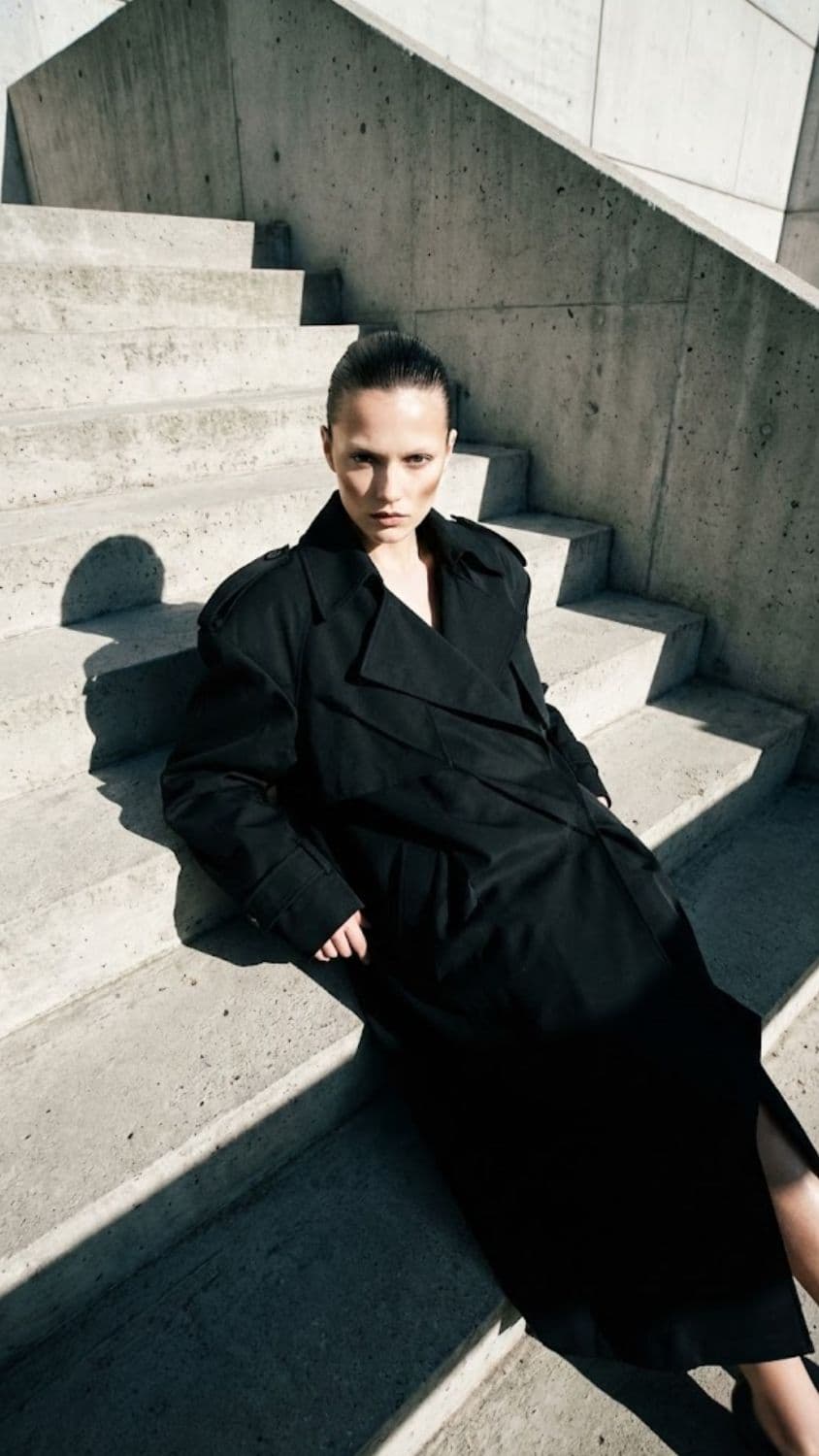 Expected visual output for Brutalist Concrete Stairs Editorial