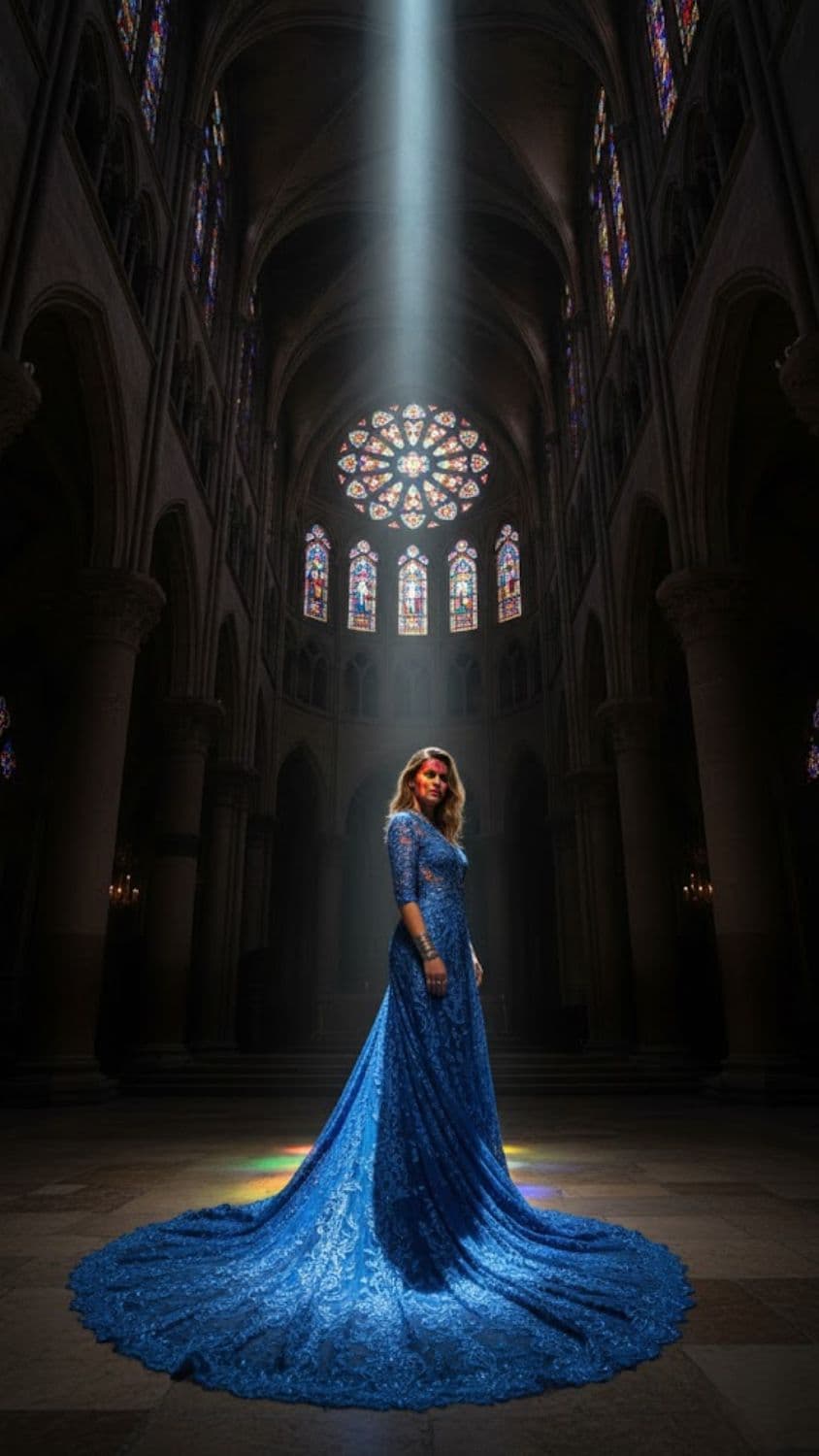 Expected visual output for Gothic Cathedral Stained Glass