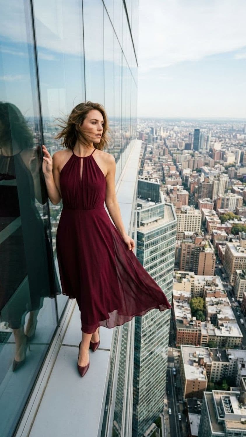 Expected visual output for Skyscraper Exterior Ledge Drama