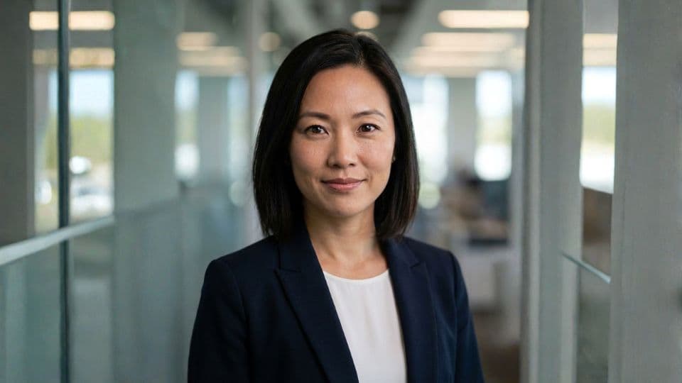 Expected visual output for Advanced AI Prompt for Tech Executive Corporate Headshots