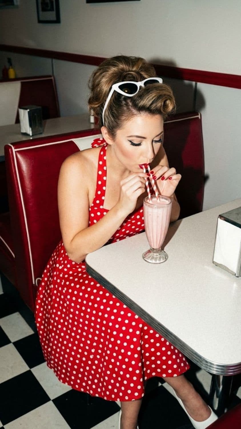 Expected visual output for Vintage 1960s Diner Retro