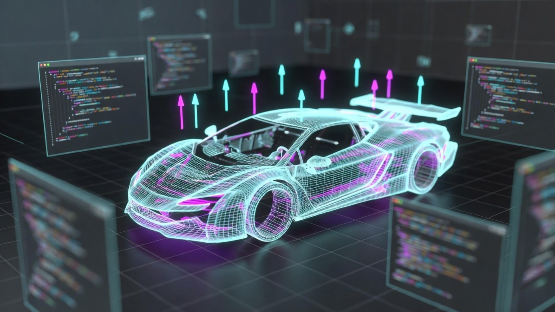 React Three Fiber Vehicle Physics Hero